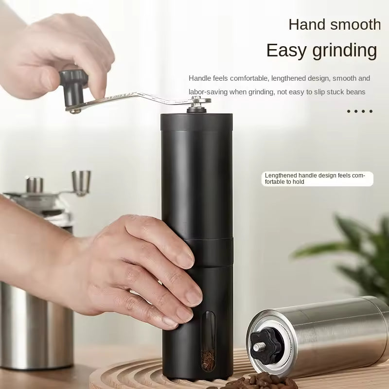 Coffee Bean Grinder Stainless Steel Crank Adjustable Thickness Hand Grinder Coffee Machine Kitchen Accessories Tool